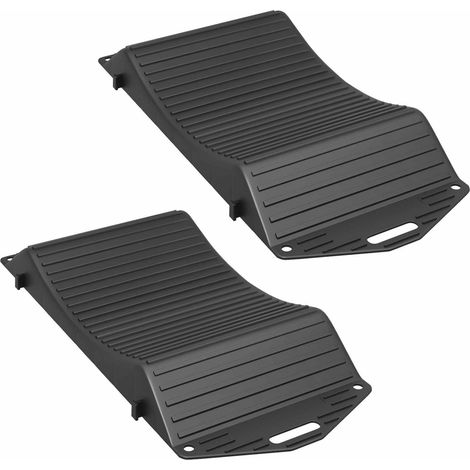 Tyre Savers 2 pcs Black 44 x 20 x 4 cm PP vidaXL (1/5)