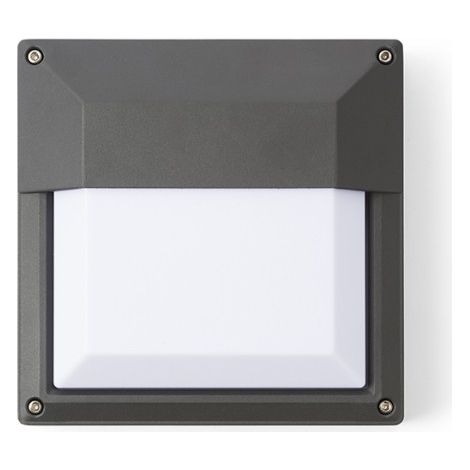 Lampada plafoniera applique DELTA 215 da parete grigio antracite  230V E27 18W IP54