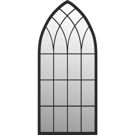 Maison Exclusive - Specchio Nero 70x30 cm Ferro per Uso Interno