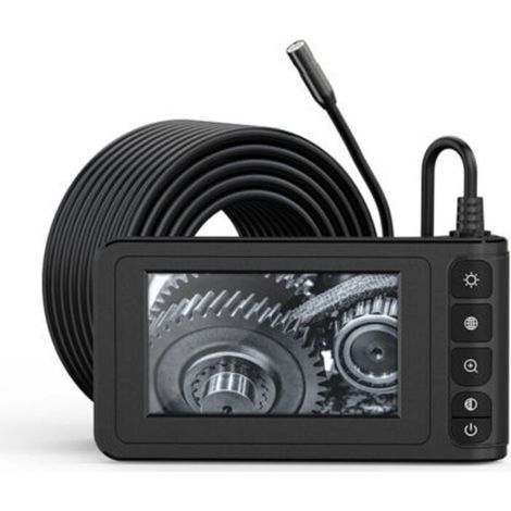 Industrial Endoscope, Snake Endoscope Inspection Camera 20m 4.3" LCD, Endoscopic Camera with 8 Adjustable LEDs, 8mm IP67 Waterproof Camera (1/5)