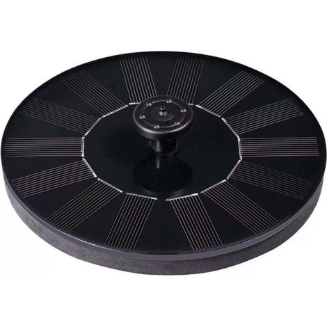 Pompe de ventilation solaire pour espace extérieur, pulvérisateur d'eau pour bassin à poissons (1/5)