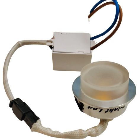 Downlight LED Mini Empotrable 3W Plata – Especial Armarios (Corte 31mm)