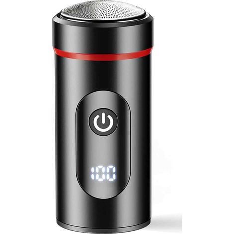Rasoir électrique pour homme rechargeable par USB, utilisable sur peau sèche ou humide, rotatif et sans fil (1/5)