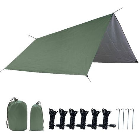 RHG Bâche camping 300x300cm militaire imperméable UV toit voiture plage (1/5)
