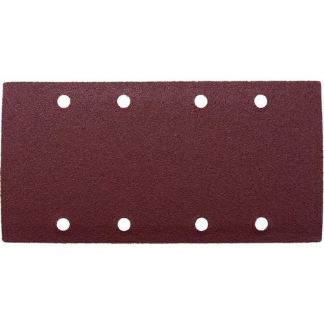 Carta abrasiva EXTOL, velcro, confezione da 10, 185 x 93 mm, P80 8803983