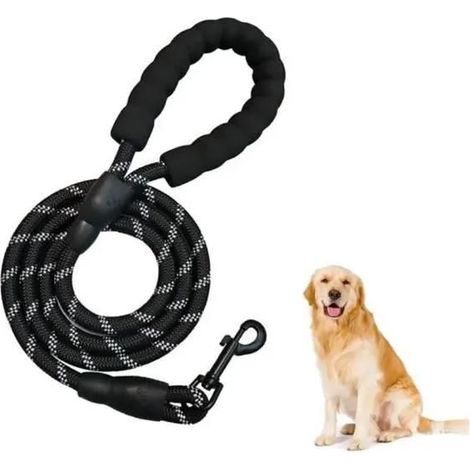 Laisse Chien - 3M - 3m - Nylon R��sistant - Poign��e Rembourr��e - R��fl��chissante