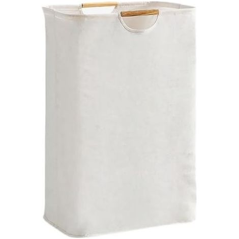 Großer 72-Liter-Wäschekorb mit Griff, faltbar und wasserdicht, für Schlafzimmer, Badezimmer, Spielzeug, Reisen, beige (1/5)