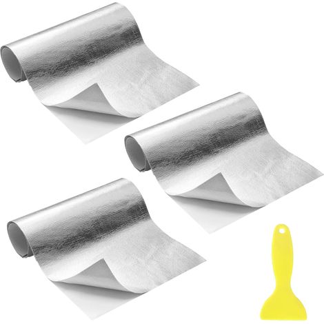 3 Pièces Isolant Thermique 30x100cm Rouleau Isolant Thermique Auto-Adhésif (1/5)