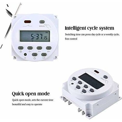 Minuterie électronique 110V Ecran LCD programmable MNS (1/3)