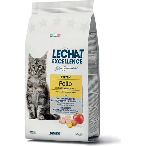 Gatto - Kitten Lechat Excellence Monge 400 gr - 1,5 Kg - size 400 gr