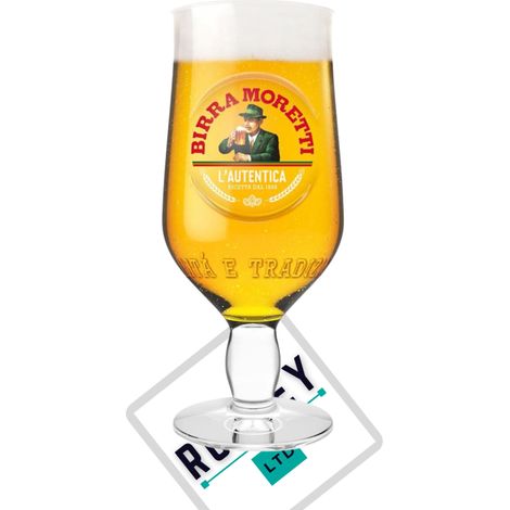 Moretti - Verre à bière 56 cl - Modèle officiel Roxley