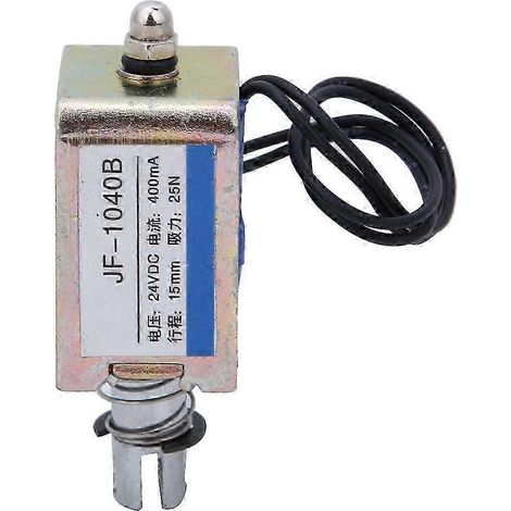 Électroaimant JF-1040B 25 N 24 V CC, base push-pull, course de 15 mm, SH (1/5)