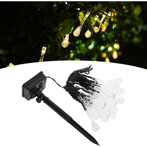 5 m lange, wasserdichte Solar-Lichterkette mit 8 Beleuchtungsmodi für Garten-, Hochzeits- und Partydekoration (1/5)
