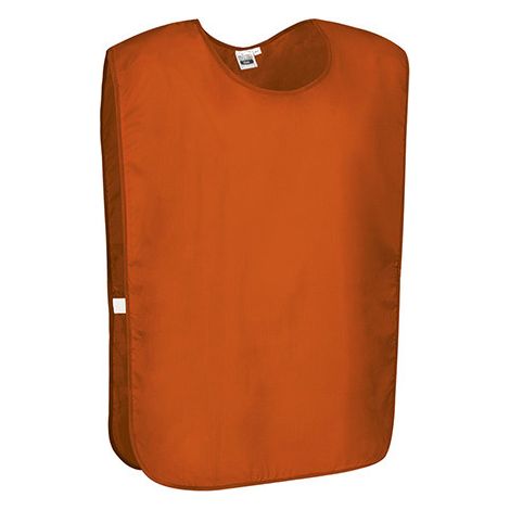 Peto deportivo con laterales separados cintas elásticas, tejido liso 100% poliéster IOWA Junior Naranja fiesta