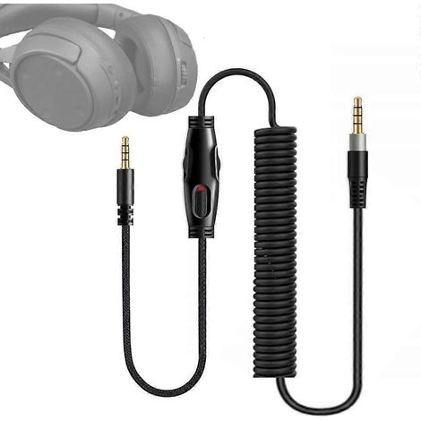 Câble pour casque audio de vol, 2 mètres (6,5 pieds) (1/4)