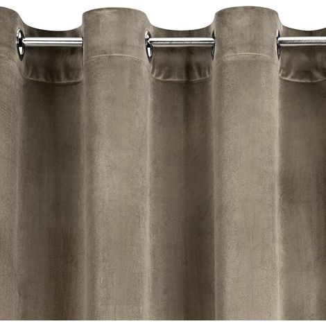 TENDA EUROFIRANY CONFEZIONATA D91 ROSA OCCHIELLI 140X250CM MARRONE (1/5)