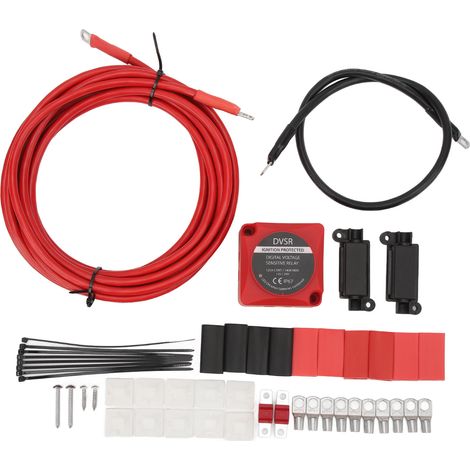 Kit d'isolation de batterie double 12V 24V 140A VSR pour ATV UTV bateau camping-car VR véhicule tout-terrain (1/5)