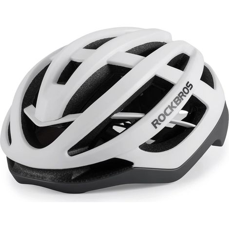 Casco protector de bicicleta HC-58WG-M de 55-58 cm - blanco y gris (1/5)