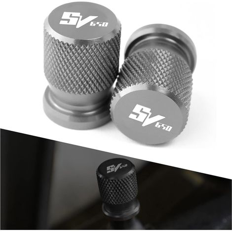 Tapa de válvula de neumático CNC para motocicleta, tapa hermética para Suzuki SV650S 1999-2009, 2008, 2007 (1/5)