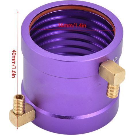 36-mm-Metall-Wasserkühlmantel für RC-Bootsmotor 3650/3660 (1/5)
