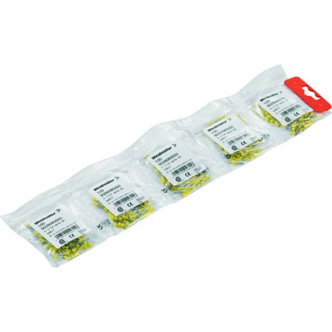 Embout simple d'extrémité de câble Weidmüller H0,14/12 GR SV 9028240000 0.14 mm² x 8 mm partiellement isolé gris 500 pc (1/2)