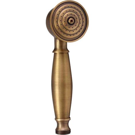"DOCCETTA MONOGETTO IN OTTONE """"OLD STYLE"""" BRONZATO 1/2"""" - Ø57 mm"