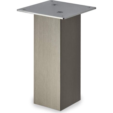 Barkonsole gerade Höhe 210 mm 120 x 120 mm Edelstahloptik ohne Steckdosen (1/3)