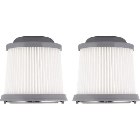 Set mit 2 Ersatz-Staubsaugerfiltern – kompatibel mit Black & Decker PV1210, V1020L und PD11420L, hochwertiges Filterelement