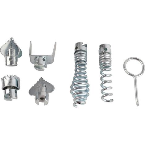 Tête de coupe combinée pour le nettoyage des égouts, ensemble de 7 unités, 16 mm, pour tuyaux.-AquaForge (1/5)
