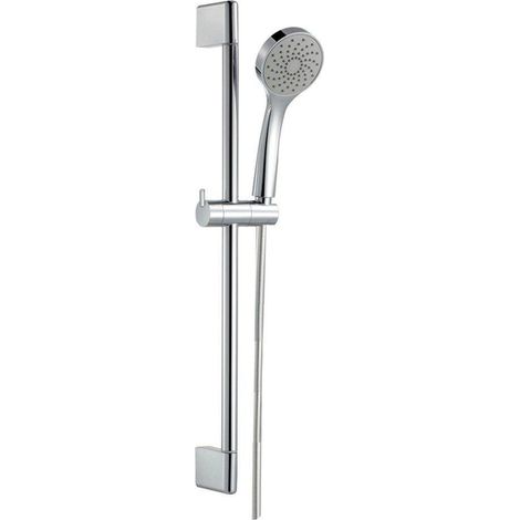 Nemo Start Lugo Ensemble de douche 65cm avec fixation et flexible lisse 1 jet chrome (1/3)