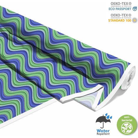 TESSUTI DECORATIVI PER ESTERNI OXFORD - Motivo Zigzag Ondulato (1/5)