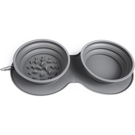 Gamelle pliable en silicone pour chien, gamelle de camping (1/3)