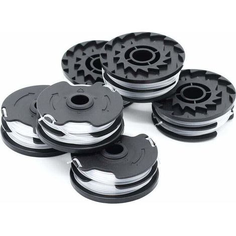 Bobines fil rechange débroussailleuses LIDL Parkside 6pcs - 1.6mm 4m (2pcs/modèle PRTA 20-Li/PRT 550/PRT 300) - Durables - Propriétaires de Parkside (1/4)