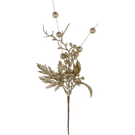Mazzo di Bacche 33 cm Oro