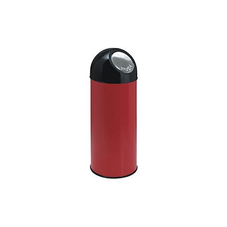 Cubo de basura con trampilla acero capacidad 55 l (1/4)