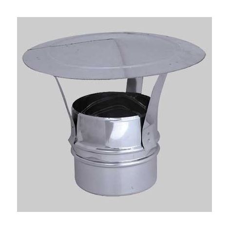 FUMAIOLO INOX TONDO A CAPPELLO 'CINESE' Ø 200 mm