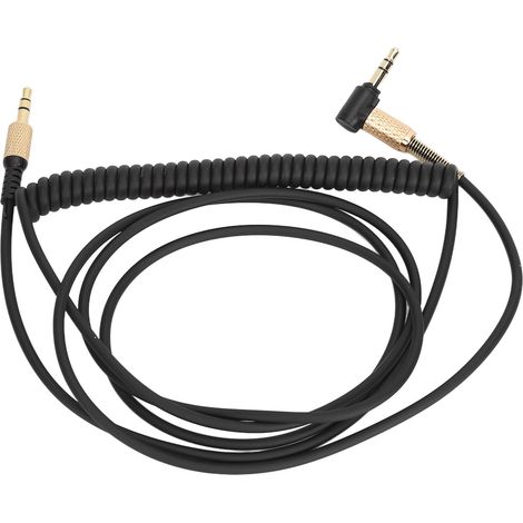 Câble en spirale 3,5 mm mâle à mâle pour extension audio, compatible avec casques A.N.C Major et écrans de monitoring. (1/5)