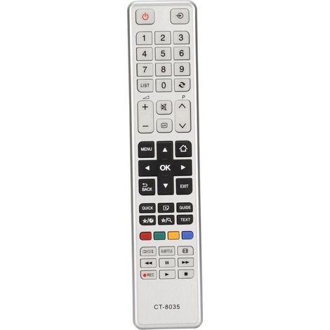 Télécommande universelle pour téléviseurs LED HD Toshiba – Modèle CT-8035, facile à utiliser, compatible CT-8040/CT-8533/CT-8543/CT-8528 (1/4)