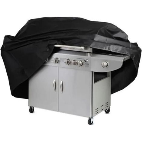 Housse de Protection pour Barbecue à Gaz Bâche Imperméable en Tissu d'Oxford 210D - Noir - XL/17061117CM (1/5)