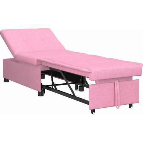 Maison Exclusive - Schlafsofa Ausziehbar Rosa 194 x 50 x 82 cm St