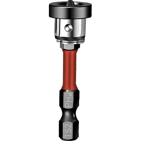 1 Stück Trockenbauschrauben-Einsatz, PH2 Magnet-Positionierungs-Schraubendreherbit, 1/4"-Sechskantschaft, 50-mm-Bohrer zur Positionierung von Gipsplattenschrauben für Gips, Holz und Trockenbauwände