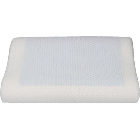 Oreiller cervical gel rafraîchissant, design ondulé, maison/salon beauté(5030cm)