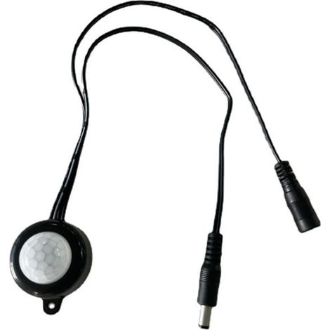 Dc5V-24V 12V 5A Pir Corps De Mouvement Infrarouge Capteur De Detecteur De Capteur Photosensible Commutateur Pour Diodes Electroluminescentes Bande De Lumiere, Noir