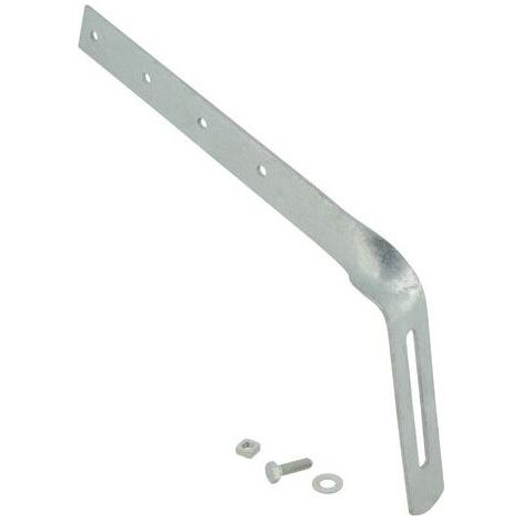 Hampe galvanisée chantournée pour fixation de gouttière - NICOLL - HCH25 (1/3)