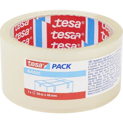 36ROTOLI NASTRO DA IMBALLO BASIC mm. 48x50 mt. col. Trasparente