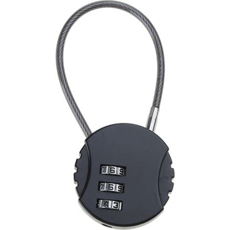 Petit cadenas de voyage à combinaison 3 chiffres, cadenas à fil, cadenas à code pour sacs à dos, casiers de gym et d'école