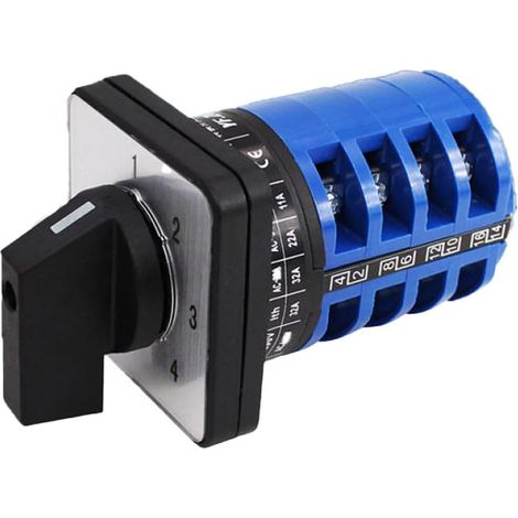 Commutateur de changement 4 positions 4 pôles 16 bornes universel rotatif sélecteur de came 220 V 32 A
