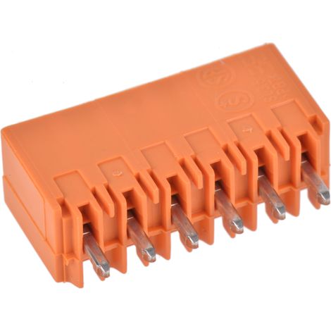 Embase pour CI Weidmüller, OMNIMATE SL, 6 pôles , 3.5mm 1 rangée, 17.0A, Droit