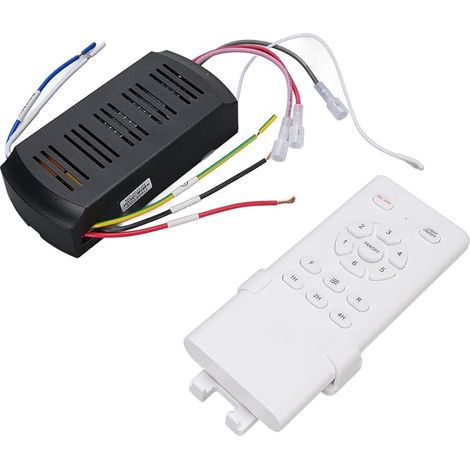 Universal Ceiling Fan Kit Ceiling Fan Remote Control Speed Timing Receiver Ceiling Lamp (1/5)
