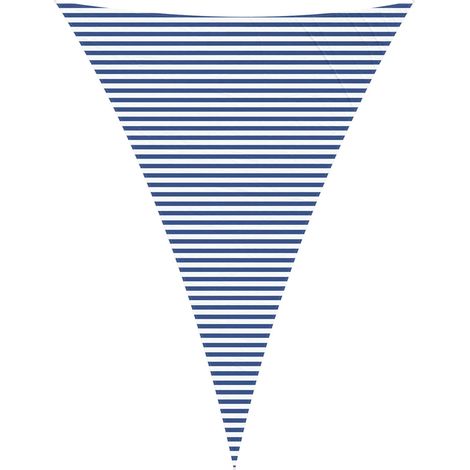 vidaXL  Sun Shade Sail  Blue and White 5 x 7 x 7 m 100% Polyester Oxford